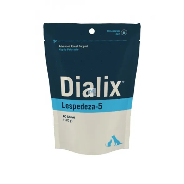 DIALIX LESPEDEZA-5 60 CHEWS Complementos para Perros y Gatos Urologia y Nefrologia