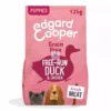 Edgard & Cooper Puppy Pato-Pollo frescos sin cereales 12 Kg Pienso para Perros