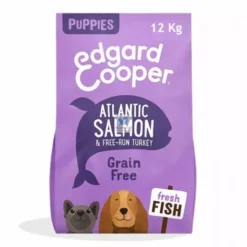 Edgard & Cooper Puppy Salmón-Pavo sin cereales 12 Kg Pienso para Perros