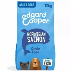 Edgard & Cooper sin cereal Adult Salmon fresco 12 Kg Pienso para Perros