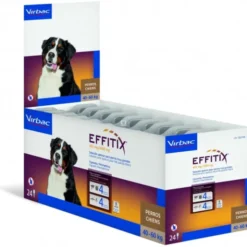 EFFITIX PERROS 24 Pipetas Antiparasitario Externo Perros