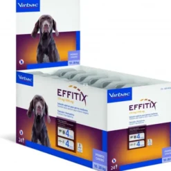 EFFITIX PERROS 24 Pipetas Antiparasitario Externo Perros