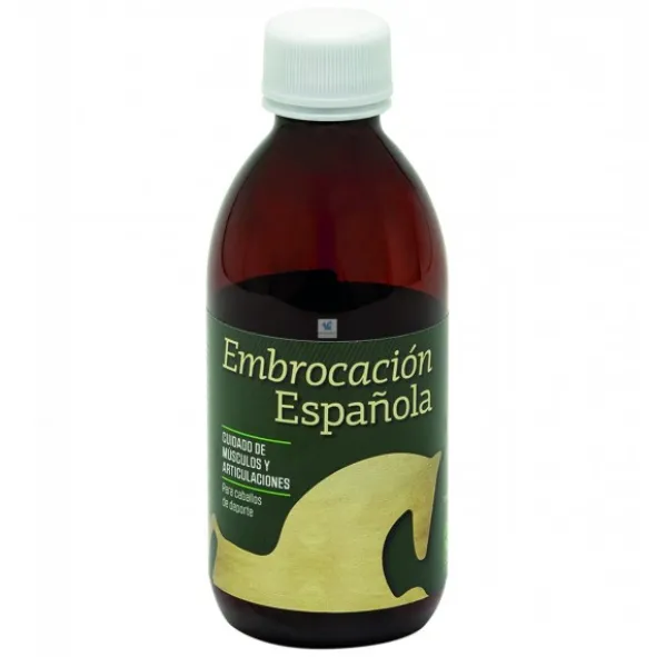 EMBROCACION ESPAÑOLA 250 ml Antiinflamatorio y Reconstituyente Equino