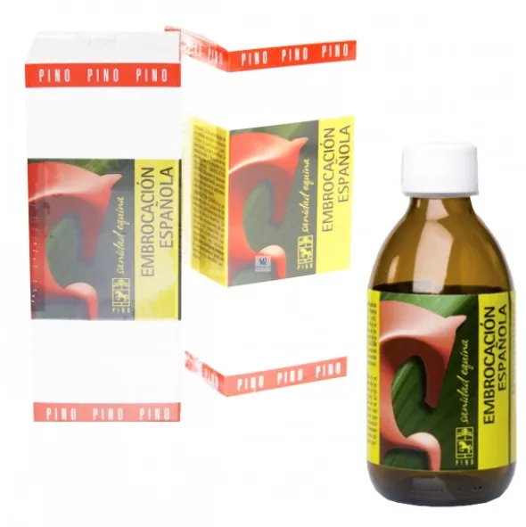 EMBROCACION ESPAÑOLA 250 ml Antiinflamatorio y Reconstituyente Equino