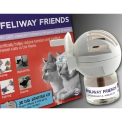FELIWAY FRIENDS Difusor + Recambio 48 ml 1 Mes Feromona antiestres para gatos