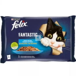 FELIX FANTASTIC FESTIN MAR 12x(4x85 g) Comida para Gatos