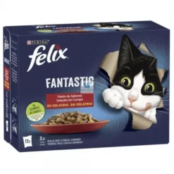 FELIX FANTASTIC FESTIN SABORES 6x(12x85 g) Comida para gatos