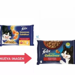 FELIX SENSATIONS FESTIN SABORES 12x(4x85 g) Comida para gatos