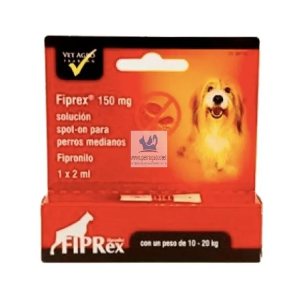 FIPREX PERRO 12 PIPETAS para Perros