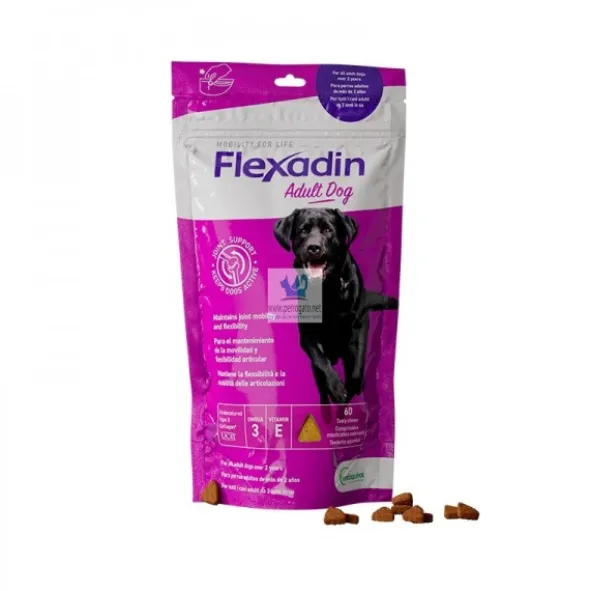 FLEXADIN PERRO ADULT 60 CHEWS Condroprotector para Perros