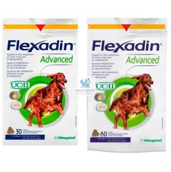 FLEXADIN PERRO ADVANCED UCII Comprimidos Condroprotector para Perros