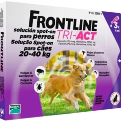 Frontline Tri-Act 20-40 Kg Antiparasitario Pipetas para perros
