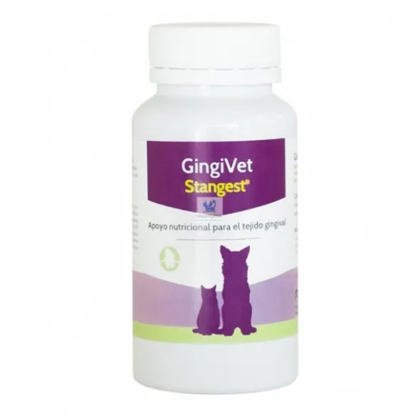GINGIVET 60 Comprimidos Higiene bucal para perros y gatos
