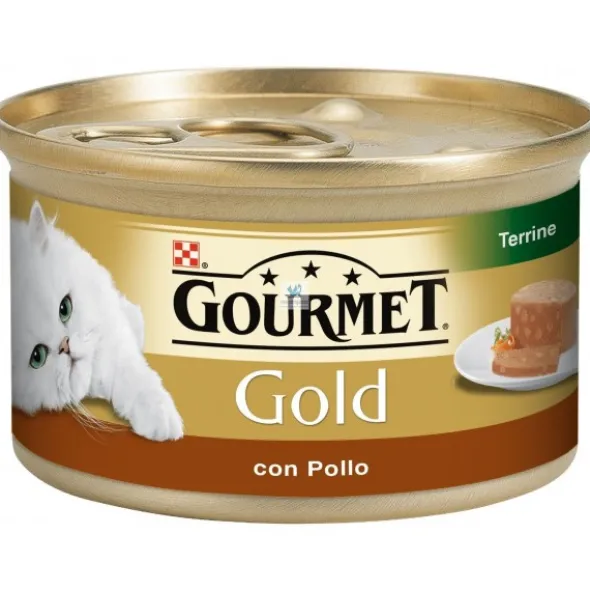 GOURMET GOLD TERRINE 24 x 85 g Varios Sabores Comida para Gatos