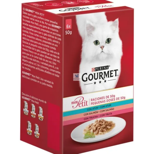 GOURMET MON PETIT 8x6x50 g SELECCION Comida para Gatos