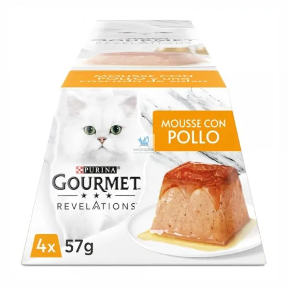 GOURMET REVELATIONS MOUSSE (6x4)x 57 g Comida para Gatos