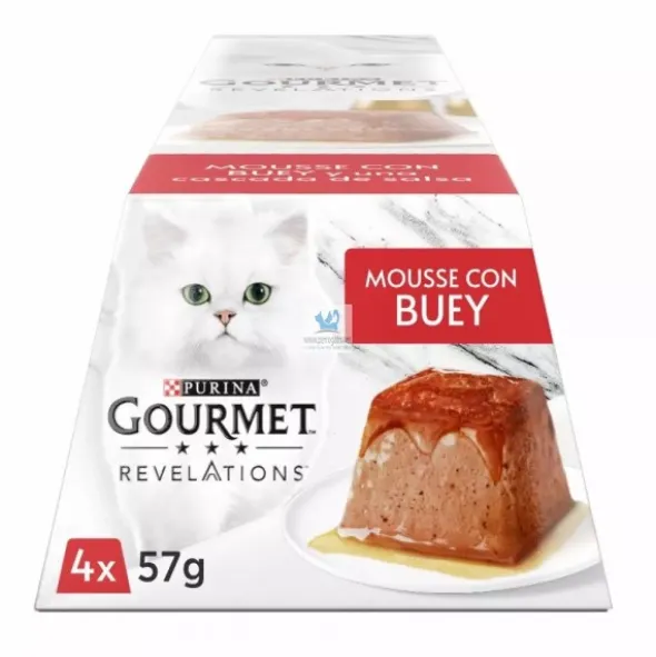 GOURMET REVELATIONS MOUSSE (6x4)x 57 g Comida para Gatos