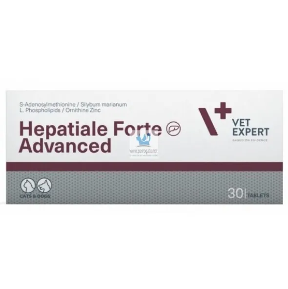 Hepatiale Forte Advanced 30 tabletas Protector Hepatico para perros