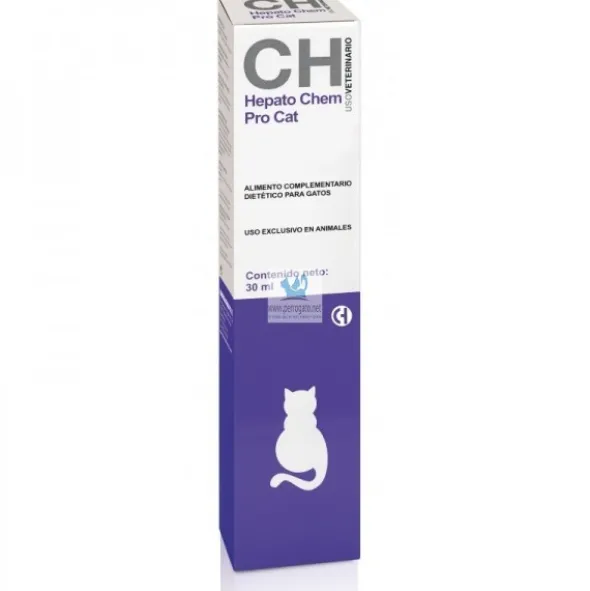 HEPATO CHEM PRO CAT 30 ml Protector hepático para gatos