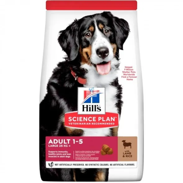 Hills Canine ADULT RAZAS GRANDES Cordero/Arroz 14 Kg pienso para perros