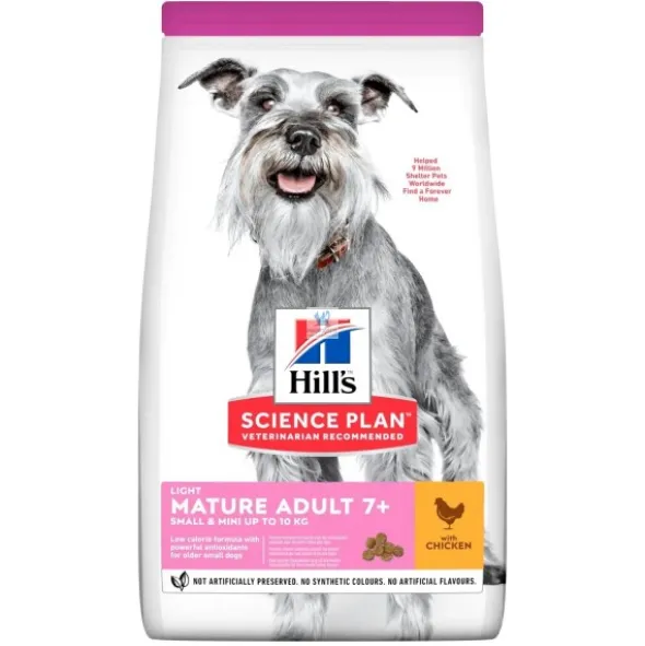 Hills Canine SENIOR 7+ LIGHT MINI pollo 2.5 Kg pienso para perros
