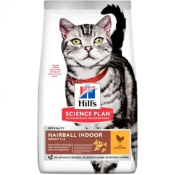 Hills Feline ADULT INDOOR HAIRBALL 3 Kg POLLO Comida para Gatos