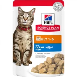 Hills Feline ADULT 12x85 g BOCADITOS POLLO Bolsitas Comida para Gatos