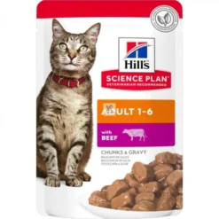 Hills Feline ADULT 12x85 g BOCADITOS POLLO Bolsitas Comida para Gatos