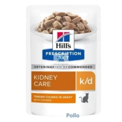 Hills Feline K/D KIDNEY CARE 12x85 gr SALSA Comida para Gatos con Enfermedad Renal