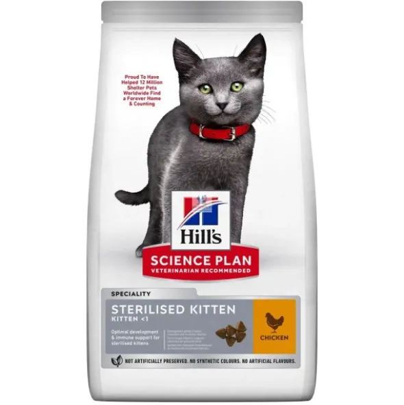 Hills Feline KITTEN STERILISED POLLO Comida para Gatos