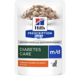 Hills Feline M/D DIABETES+WEIGHT MANAGEMENT 12X85 g Comida para gatos