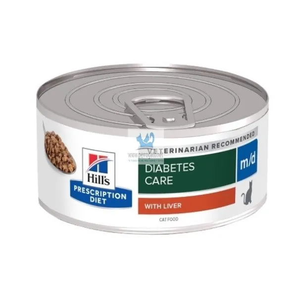 Hills Feline M/D DIABETES+WEIGHT MANAGEMENT 24x156 g comida para gatos