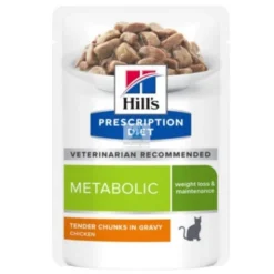 Hills Feline METABOLIC 12x85 g TROZOS SALSA Comida para Gatos