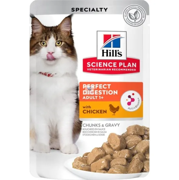Hills Feline PERFECT DIGESTION POLLO 12x85 g Comida para Gatos