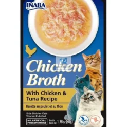 INABA CAT BROTH CALDO POLLO-ATUN 12 x 50 g Snacks para gatos