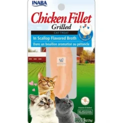 INABA CAT FILETE POLLO-CALDO VIEIRA 12 x 25 g Snack para gatos