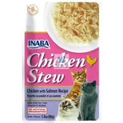 INABA CAT STEW GUISO POLLO-SALMON 12 x 40 g Comida para Gatos