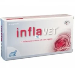 INFLAVET 60 Comprimidos Antiinflamatorio para perros y gatos