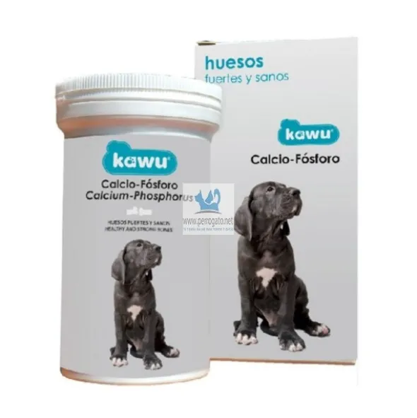 KAWU CALCIO FOSFORO 100 Comprimidos Calcio para Perros