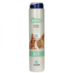KAWU CHAMPU 2 EN 1 250 ml Desenredante Champu para Perros y Gatos