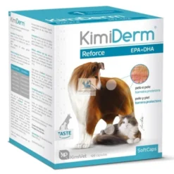 KIMIDERM REFORCE CAPSULAS Alergias cutaneas en Perros y Gatos