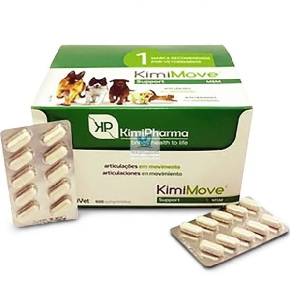 KIMIMOVE SUPPORT Comprimidos Salud Articular para perros y Gatos