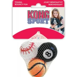 KONG SPORT BALLS 3 Unidades Juguetes para Perros