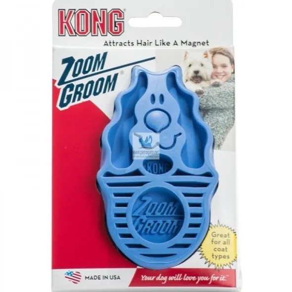 KONG ZOOM GROOM DOG Cepillo para Perros