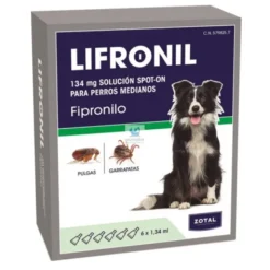 LIFRONIL PERRO 6 Pipetas Antiparasitario Externo