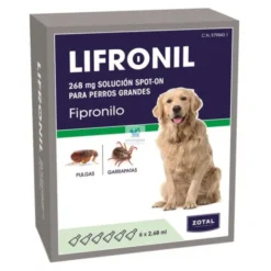 LIFRONIL PERRO 6 Pipetas Antiparasitario Externo