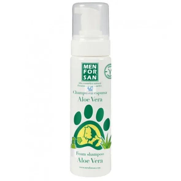 MENFORSAN CHAMPU GATO ALOE VERA ESPUMA 200 ml Champu para gatos
