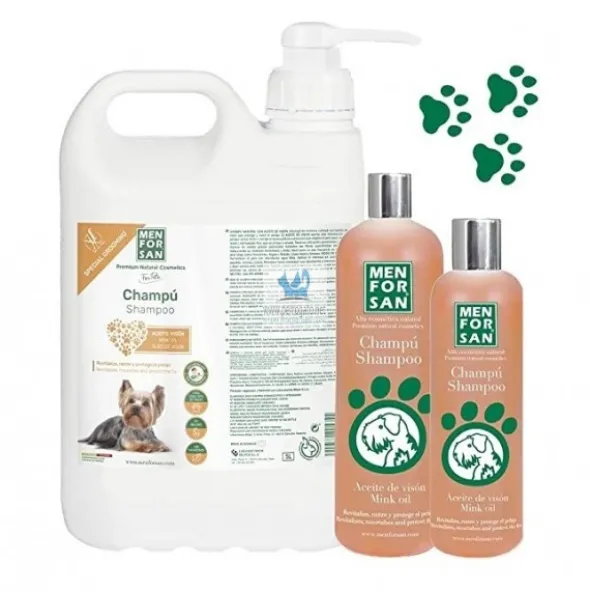 MENFORSAN CHAMPU PERRO ACEITE DE VISON Champu para Perros