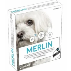 MERLIN 48 cm Collar Antiparasitario para Perros