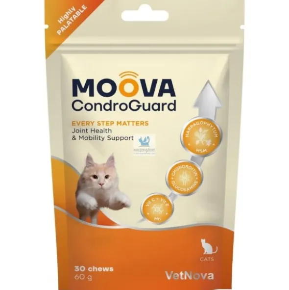 MOOVA CONDROGUARD GATO 30 CHEWS Condroprotector para Gatos